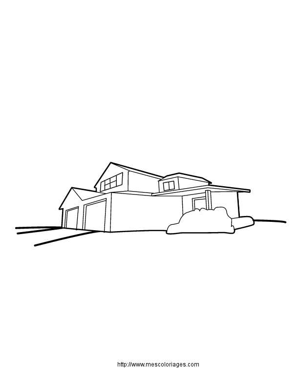 Domy i mieszkania kolorowanki